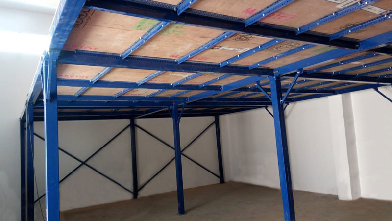 Fabricated mezzanine Storage Solutions for Warehouses in India | Efficient & Durable