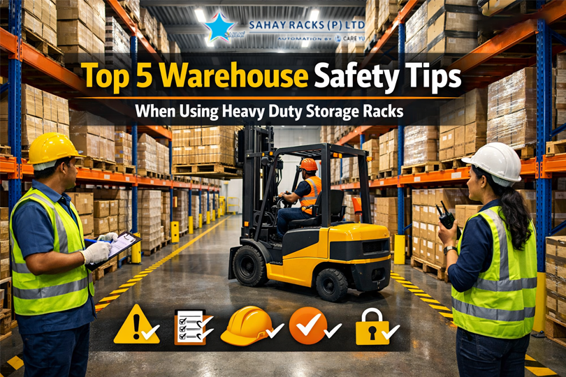 Top 5 warehouse safety tips when using heavy duty storage racks