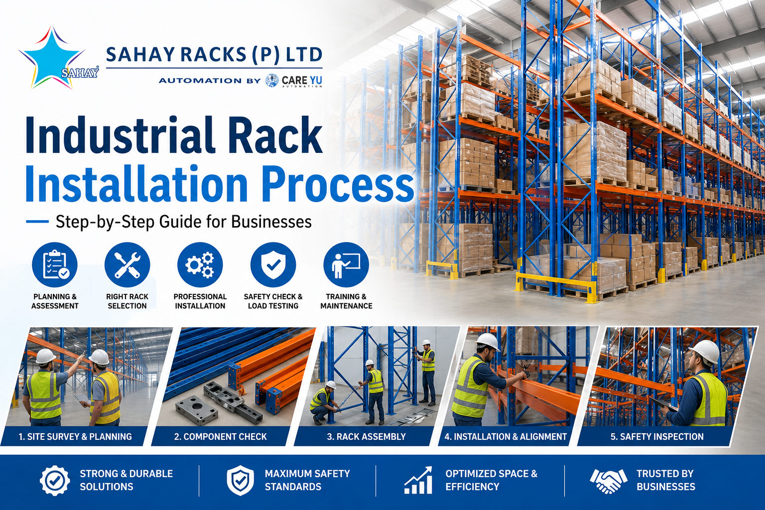 Industrial Rack Installation Process – Step-by-Step Guide for Businesses