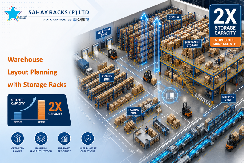 Warehouse Layout Planning with Storage Racks – Increase Capacity by 2X ...
