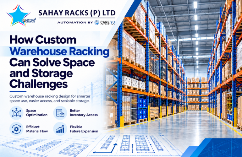 Custom warehouse racking design for efficient space utilization and organized storage